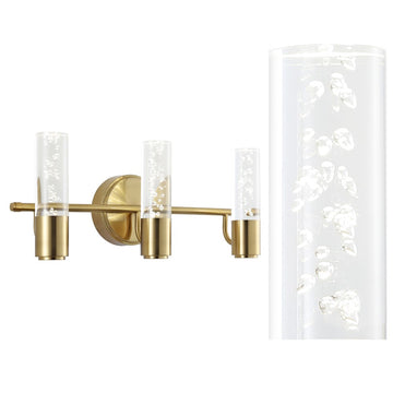 Bolha Minimalist Modern Bubble Acrylic/Iron Integrated LED Vanity Light